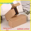 Caixa de papel kraft para pequenos lotes, caixa de papelão ondulado para atacado, caixa de embalagem para toalhas de banho, caixa de embalagem para necessidades diárias, logotipo fixo possível