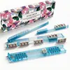 Cinta métrica antideslizante transfronteriza Amazon nuevo superventas para mahjong, disponible en cuatro colores, transparente, antideslizante, juego de caja de regalo multifuncional