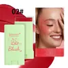 Rubor en crema mate natural transfronterizo para el rostro, iluminador de color expandible, stick de rubor para contorno, venta al por mayor de comercio exterior