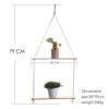 Ins Estilo Tecido Armazenamento Rack Estante Decoração Homestay Home Tábua de Madeira Decoração de Parede Bay Janela Varanda Armazenamento Rack Presente