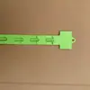 5.5 Modelos 63cm Verde Plástico Moldado por Injeção Espessado 12 Penduráveis Supermercado Material PP Tiras Penduráveis Gancho Embalagem