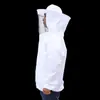 Jaqueta Macacão de Proteção para Apicultura Mangas de Apicultura Roupas Respiráveis para Apicultor Roupas de Apicultura Saia Véu Conjunto de Equipamento com Capuz