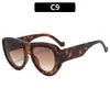 Moda Europea y Americana Gafas de Sol Oversize Unisex Protección Solar para Exteriores Personalidad Gafas de Sol Hip Hop Gafas de Sol Tipo Aviador
