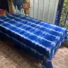 Mantel tradicional teñido con nudos de Zhoucheng, Dali, Yunnan, Mantel para mesa de café, Tela para colgar en la pared teñida con nudos hecha a mano, Tela decorativa para el hogar étnica