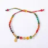 Zongzi Pequeno Tecido à Mão com Fio de Cinco Cores, Novos Acessórios DIY Estilo Étnico Chinês, Pulseiras Festivas Infantis Estilo Casal