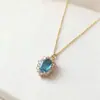 Estilo Europeu e Americano Preço Especial Aço Titânio Ouro Rosa Alta Qualidade Preservação de Cor Borla Cinturinha Moda Corrente Clavicular para Mulheres