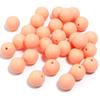 Cuentas Redondas de Silicona de Colores Caramelo, Accesorios para Cadena de Teléfono Móvil, Cuentas Sueltas Redondas Semiacabadas, Cuentas Redondas de Colores Caramelo, Cuentas Sueltas