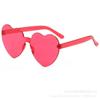 Fábrica de Lentes en Forma de Corazón Lentes de Corazón Color Caramelo Jalea Sin Montura Lentes de Una Pieza en Forma de Corazón Lentes de Color Deslumbrante