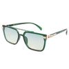 Nuevas gafas de sol sencillas, gafas de sol negras firmes, gafas de sol de metal de alta calidad para hombres, gafas de moda para mujeres, comercio al por mayor