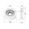 Rodamientos con Recubrimiento de Plástico 608 Rodillo con Ranura 624U Polea para Puertas y Ventanas Deslizantes 625 Ranura de Eub de Nylon Fabricante 626