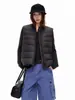 2026 Invierno Nuevo Estilo Caliente Chaleco de Plumas 90% para Mujer Corto con Cuello Alto Ropa Exterior Chaleco Chaqueta Ligera Cálida