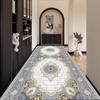 Alfombra de pasillo de terciopelo cristal al por mayor, alfombra en rollo para hotel, comercio exterior para el hogar, tira larga que se puede cortar, alfombra para hotel