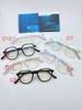 Gafas para jóvenes TR90 ultraligeras de tamaño pequeño de 48 pulgadas, montura para miopía, montura ovalada pequeña, montura blanca lisa, estilo diosa retro.