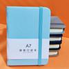 Caderno com Elástico A5 com Páginas Pautadas Totalmente em Inglês, Caderno de Bolso Personalizável, Caderno de Escritório Feito Sob Medida