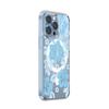 Producto de Venta Caliente en Comercio Exterior: Hermosa Funda Transparente Floral para Apple 16 Plus, Cubierta Protectora Magnética, Funda de Teléfono Anti-Rayones para iPhone 17