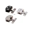Bisagras para puertas de gabinete de vidrio, bisagras sin taladro, accesorios para vidrio sin marco, clips de fijación para puertas de mascotas sin taladro, clips de doble cara