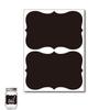 Etiqueta adhesiva grande para pizarra con forma especial, etiqueta adhesiva grande borrable para pizarra, etiqueta autoadhesiva, 2 pegatinas, una pegatina
