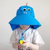 Sombrero de Sol para Niños y Niñas, Sombrero de Sol de Verano Anti-UV, Ala Ancha, Sombrero de Sol de Nuevo Estilo, Sombrero de Pescador Delgado Transpirable