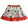 Vestido Tutú Personalizado Europeo y Americano para Actuación de Niñas en Navidad, Vestido de Princesa Papá Noel, Vestido Abullonado Estampado para Niños Pequeños