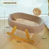 Nido para gato, alfombrilla refrescante para gato, cama mecedora, cama para gato, hamaca para gato, cesta colgante, nido elevado para mascotas para dormir en verano, accesorios para gatos adecuados para todas las estaciones