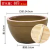 Pote de Cerâmica para Vinho para Fermentação, Pote Selado para Fazer Vinho de Arroz Fermentado, Recipiente Tradicional para Fermentação de Vinho Doce para Uso Doméstico