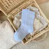 Calcetines de Algodón Grueso de Hilo Retorcido con Botón de Gota, Estilo Coreano Ins Simple, Calcetines Holgados para Mujer, Sabor Crème Brûlée