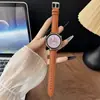 Adequado para Pulseira de Couro Granulado para Huawei Gt5 Watch Gt4 41mm Pulseira de Couro para Mulheres Gt5Pro 18mm