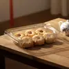 Caja Desechable de Frutas Secas de 300g Plástico Transparente Batata Seca Yaca Seca Empaque Sellado Caja de Frutas y Verduras