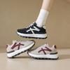 Zapatos de Padre de Suela Gruesa de Moda de Comercio Exterior para Mujer 2025 Verano Nuevo Combinación de Colores Retro Zapatos Forrest Gump Tenis Deportivos para Estudiantes