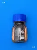 Tapa Azul Shuniu para Botella de Reactivos Gl45 Tapón Sellador de Silicona Tipo Tapón de Botella Tapa Azul de Botella con Abertura para Fermentación Tapón para Botella Anaeróbica