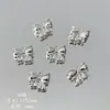 Estilo Coreano High-End Liga de Prata Laço Contas Soltas Materiais Artesanais DIY Acessórios para Pulseira Colar Joias