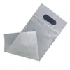 Bolsa Tote para Roupas CPE Fosca Personalizada de Fábrica com Tira Auto-Selante e Alça, Bolsa Seladora para Roupas com Estrutura de Osso, Impressível