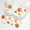 Nuevos dijes de resina para zuecos al por mayor: lindos diseños de dibujos animados, versátiles flores para zapatos de mariposa, flores de burbujas y decoraciones de animales