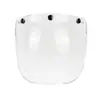 Óculos à Prova de Vento com Lentes Bolha, Óculos de Sol Transparentes Meio Capacete, Óculos à Prova de Vento, 4 Capacetes, Capacete Bobo Retro Universal 3