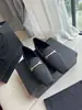 Mocasines YS de cuero genuino con hebilla metálica y punta cuadrada, zapatos planos para mujer, zapatos casuales slip-on multicolor, zapatos de mujer de moda de lujo ligero transfronterizos