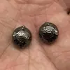Venta Caliente Transfronteriza Aleación de Metal Vintage Color Gunmetal Cuentas Espaciadoras en Forma de Corazón Doble Cara Desgastadas Cuentas de Girasol Accesorios de Manualidades Hechos a Mano