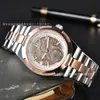 Fábrica de PPF Transfronterizo 4500V Volante Hueco Transparente Reloj Mecánico Automático para Hombre, Acero Inoxidable, Comercio Exterior