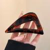 Clip para el cabello acrílico triangular para otoño e invierno, accesorio para el cabello con parte trasera francesa, ligero, de lujo, sencillo y elegante.