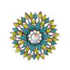 Nueva Moda Francesa Exquisito Broche de Girasol Artesanía Pesada Temperamento Elegante Broche para Mujer Accesorios de Vestimenta Venta al por Mayor