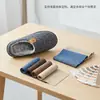 Pantuflas Peludas Nuevas al por Mayor Transfronterizas para Hombre, Modelos de Otoño e Invierno, Se Pueden Usar Afuera, Suela Suave, Antideslizantes, Pantuflas de Algodón Cálidas para Uso en Casa