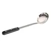 Utensilios de Cocina de Acero Inoxidable Perla Negra Seleccionados Cuidadosamente con Mangos de ABS para Cocinar, Saltear, Servir Sopa, Espátula, Cuchara para Sopa, Sartén Antiadherente, Engrosada