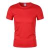 Camiseta de Malla de Secado Rápido con Cuello Redondo Personalizada Uniforme de Equipo Deportivo al Aire Libre Maratón Camiseta de Manga Corta Estampada de Secado Rápido para Hombre