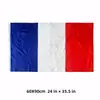 Bandera Francesa de Mano 14x21cm Bandera Francesa de Poliéster con Palo para Festivales Suministro Transfronterizo Bandera Francesa
