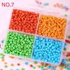 Artículo Popular Transfronterizo: Arco Iris de Cuatro Colores Joyería DIY Cuentas de Semilla de Color Sólido, Materiales para Bordado a Mano, Accesorios para Pendientes