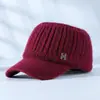 Estilo Novo Outono e Inverno Chapéu Top Vazio para Mulheres Estilo Coreano Moda Boina Tricô Sem Topo Para Exterior Veludo Chapéu Quente Atacado