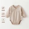 Ropa para Bebés Recién Nacidos, Protección para la Barriga de Bebés Recién Nacidos, Mameluco de Algodón Puro sin Huesos para Primavera y Otoño, Sudadera con Capucha Triangular