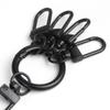 Pingente Chaveiro Argola de Mola Criativo Original Simples Chaveiro de Carro Argola Natação Preto Pequeno Fivela de Porta Acessórios DIY