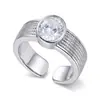 Anillo Geométrico Irregular de Textura Exquisita, Estilo Nuevo Transfronterizo, Lujo Ligero de Gama Alta para Mujer, Anillo Hueco Simple Personalizado