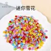 Mini Color Plástico Botones Mixtos Niños DIY Hecho a Mano Pegar Pintura Bolsita de Materiales para Botones Botón para Cardigan Ropa
