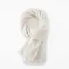 Bufanda tejida 100% lana pura para mujer, estilo largo, versión coreana, cálida y protectora para otoño e invierno, calentador de cuello y chal tejido versátil